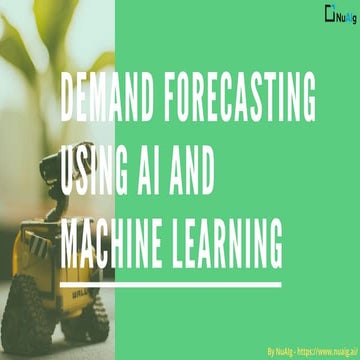 Demand forecasting using ai and machine learning | PDF