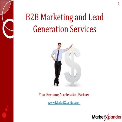 Lead Generation, Lead Nurturing and Channel Development by MarketXpander