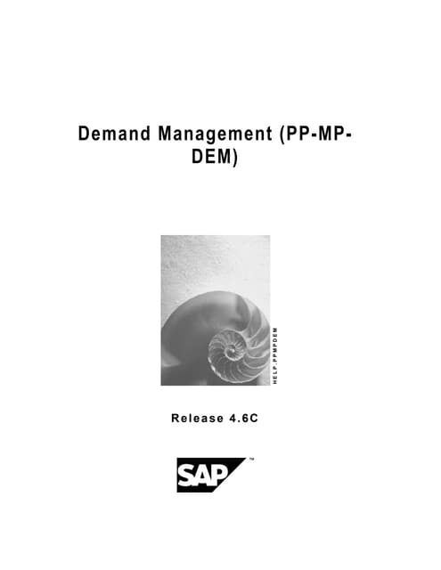 SAP Demand management