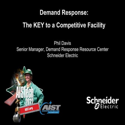Demand Response: The Key to a Competitive Facility