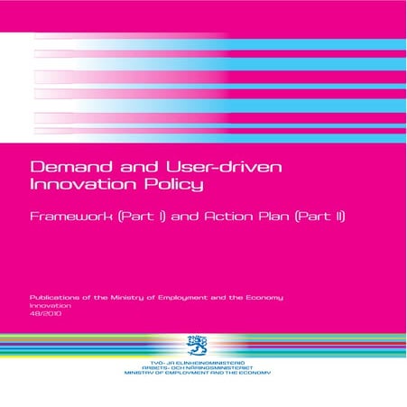 Demand and User-driven innovation policy