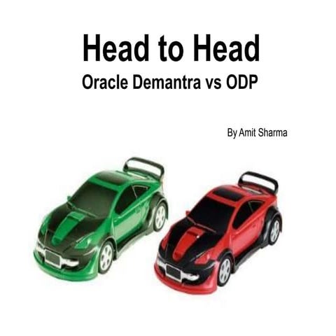 TRINAMIX - AMIT SHARMA - Demantra Vs Oracle Demand Planning
