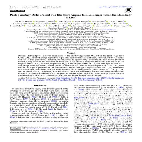 Protoplanetary Disks around Sun-like Stars Appear to Live Longer When the Met...