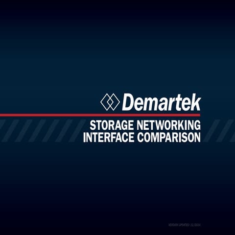 Storage Networking Interfaces