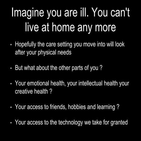 Dementia innovation   tim lloyd-yeates presentation - open forum events