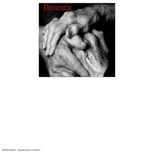 Dementia powerpoint
