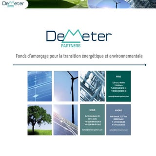 Demeter amorçage TL