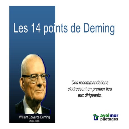 Deming: 14 Points