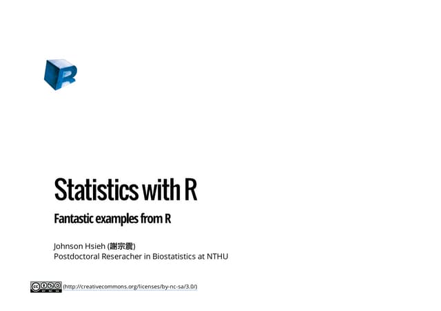 Statistics with R