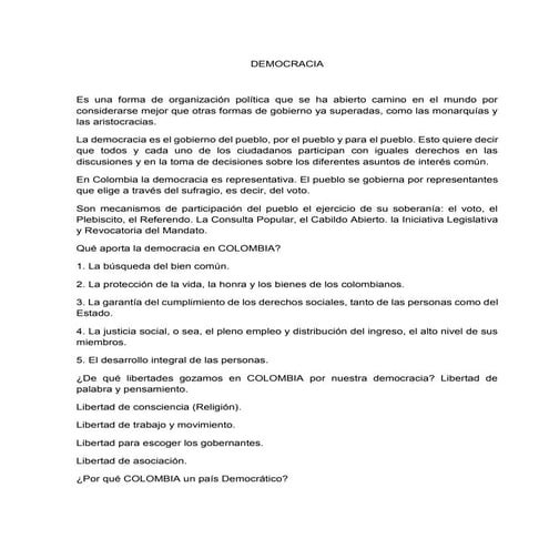 Democracia