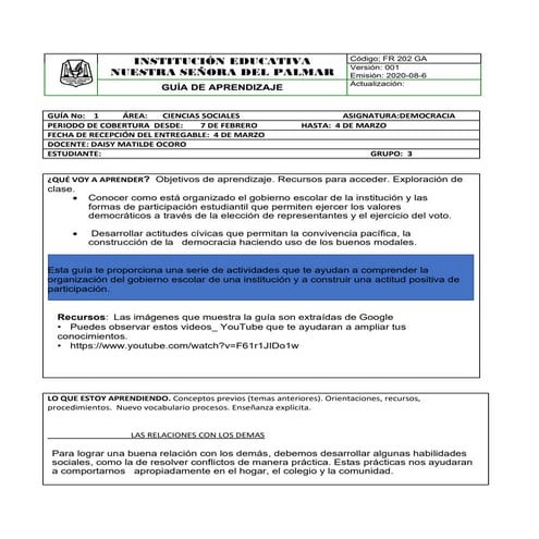 DEMOCRACIA-TERCERO, guias de aprendizaje.pdf
