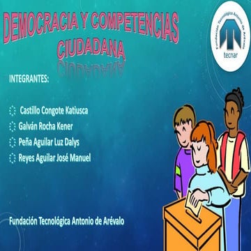 Democracia y competencias ciudadanas