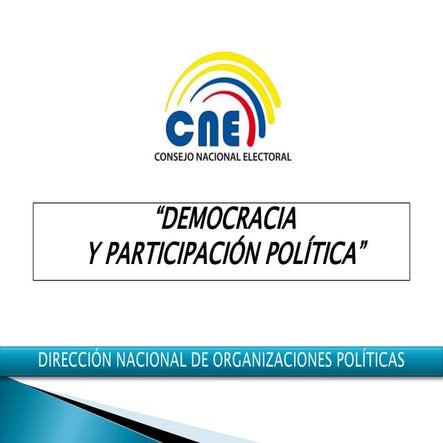 Democracia y Participación Política en Ecuador