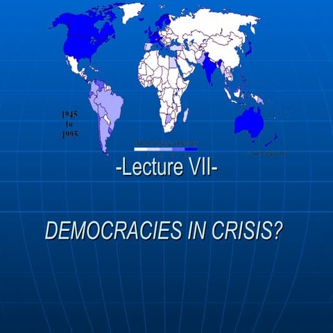 Democracies in Crisis