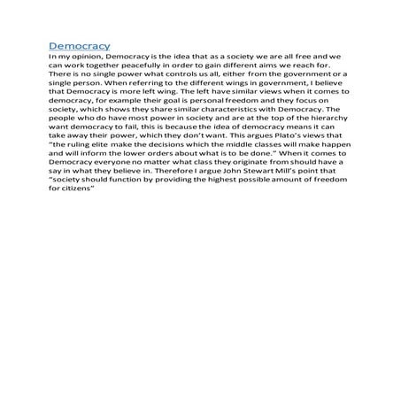 Democracy definition