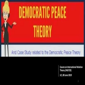 Democratic peace theory uc cambodia