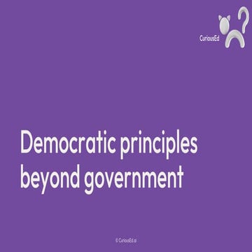 Democratic principles beyond government. | PDF