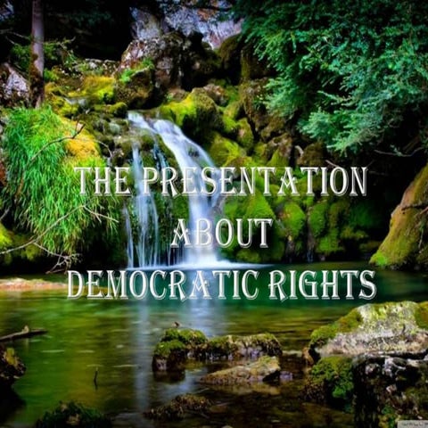 Democratic rights by Arjun malik