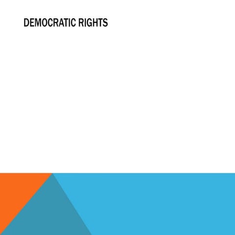 Democratic rights class 9 civics chapter