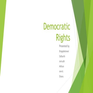 Democratic rights