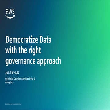 Democratize Data with GovernanceDemocratize Data with GovernanceDemocratize D...
