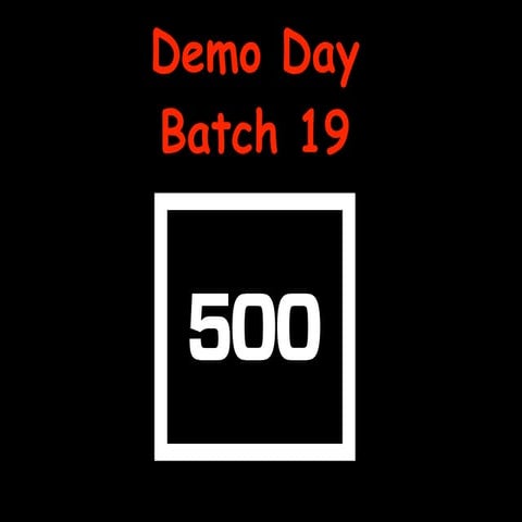 Dave McClure Batch 19 Demo Day