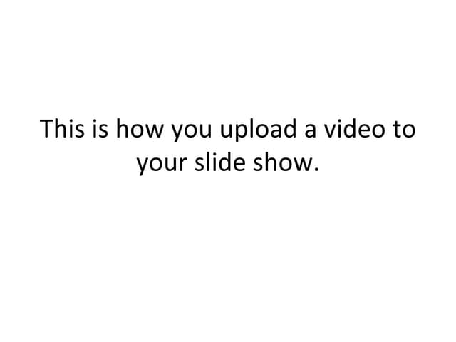 Demo For Slide Share