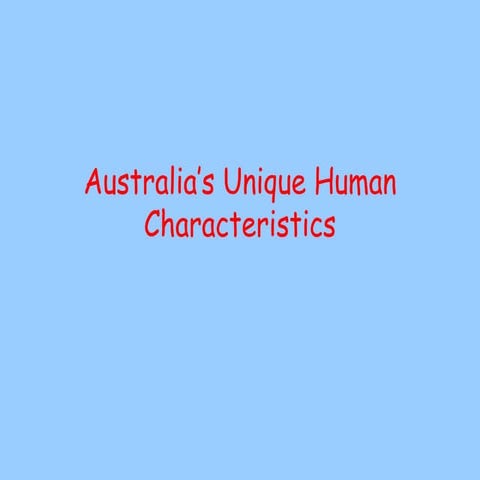Australia Population Map | PDF