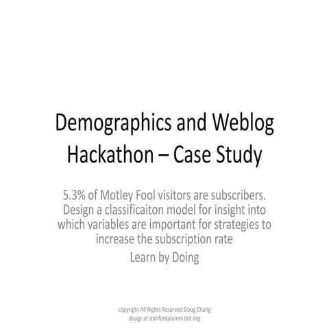Demographics andweblogtargeting