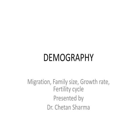 Demography
