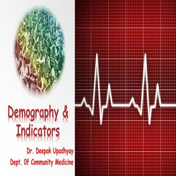 Demography and its indicators