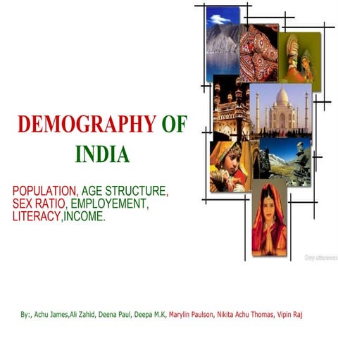 Demography of india