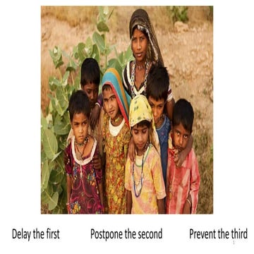 Demography, population explosion n demographic trends