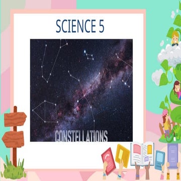 Teaching demonstration in science about constellation in grade 5
