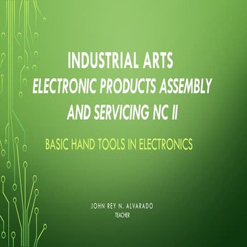 Industrial arts EPAS NCII  ELECTRONICS.pptx