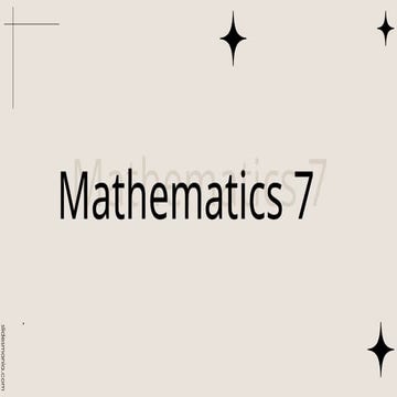 demonstration for the last topic on grade 7