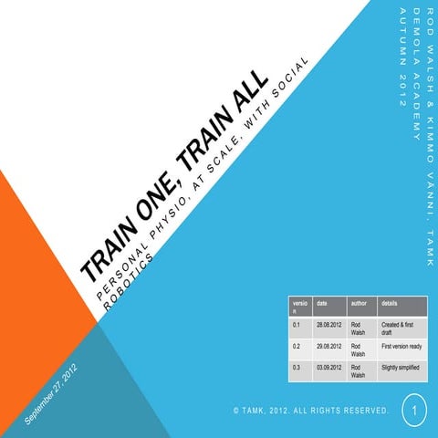 Demola train one train all 20120903