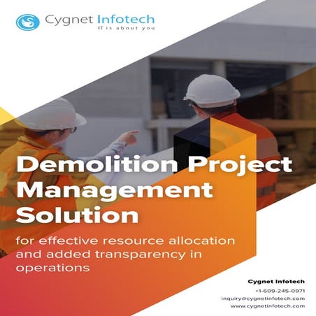 Demolition project-management-solution