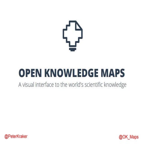 Open Knowledge Maps Mozfest Demo