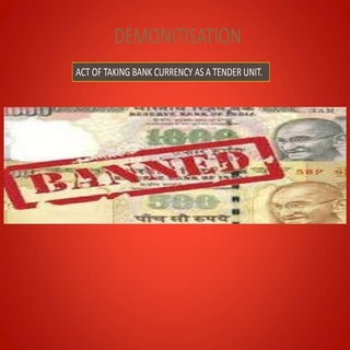 Demonetisation In India