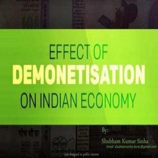 Demonetization