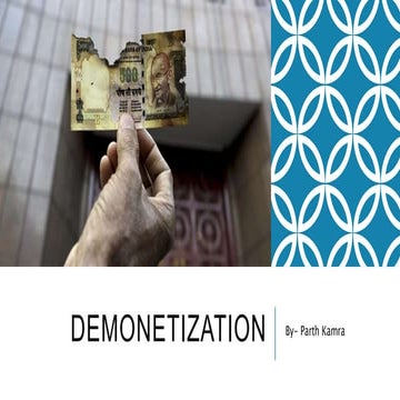 Demonetization