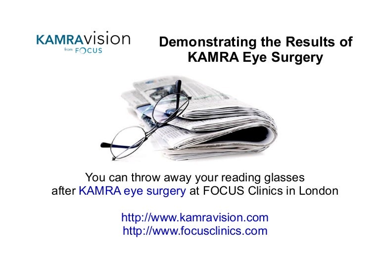 Demonstrate Results of KAMRA Eye Surgery London UK