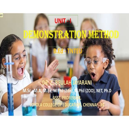 Demonstration method