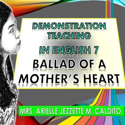 English 7 - Ballad of a Mother's Heart by Jose La Tierra Villa 