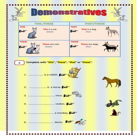 Demonstratives