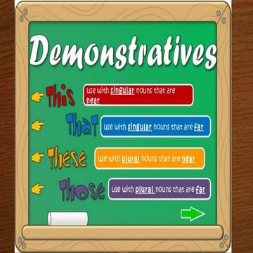 Demonstratives