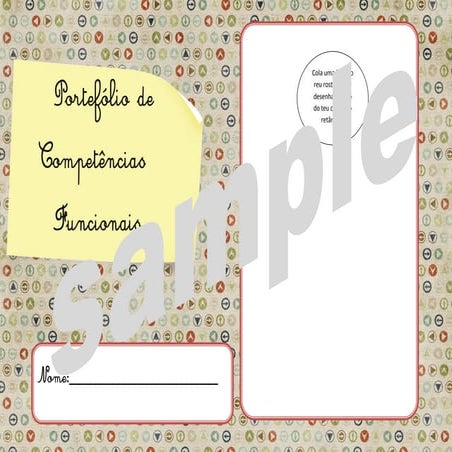 Portefólio de Competências Funcionais - Amostra