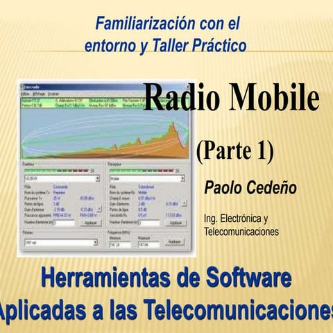 Tutorial para software radio mobile | PDF