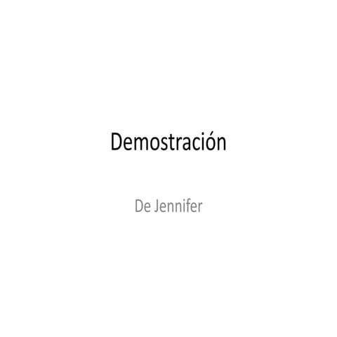 Demostración